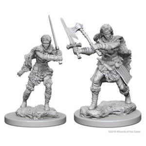 Image of Dungeons & Dragons Nolzur's Marvelous Unpainted Miniatures Human Female Barbarian