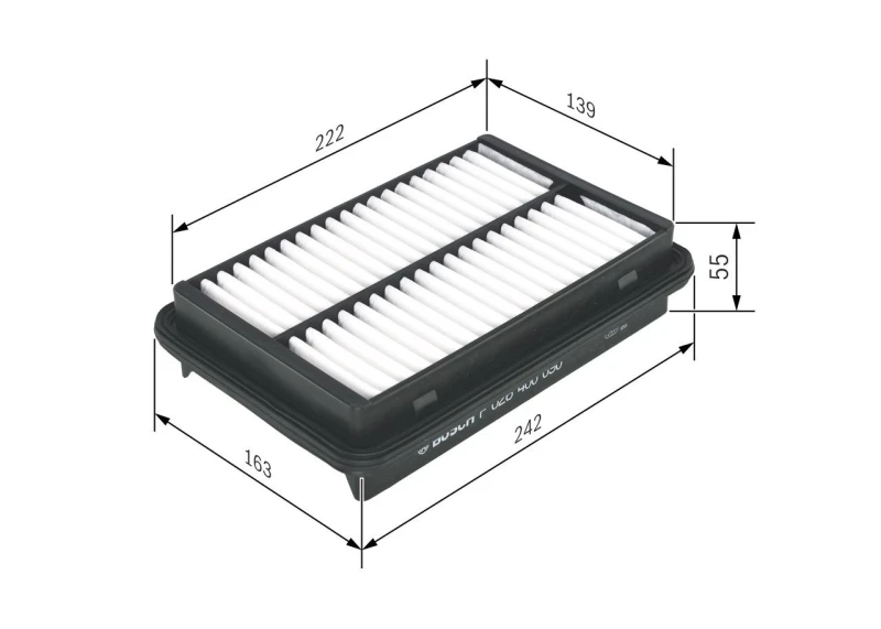 Image of Air filter Bosch F 026 400 090
