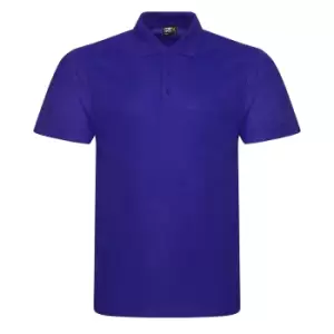 image of PRO RTX Mens Pro Pique Polo Shirt (6XL) (Purple)