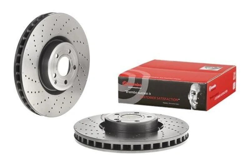 Image of BREMBO 09.B474.11 Brake disc perforated/vented, Coated, High-carbon, with bolts/screws Brake Disc (82)