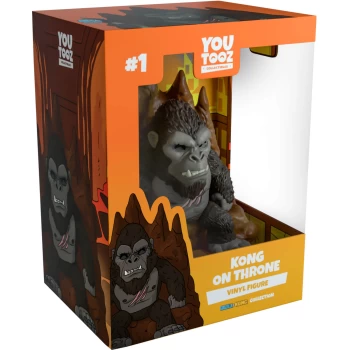 image of Youtooz Godzilla Vs. Kong 5 Vinyl Collectible Figure - Kong On Throne