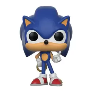 image of Sonic the Hedgehog Sonic with Ring Pop! Vinyl Figure