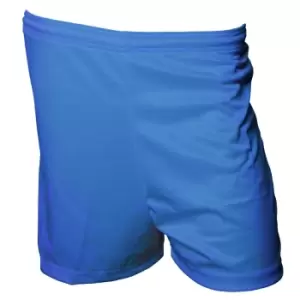 Image of Precision Unisex Adult Micro-Stripe Football Shorts (XXL) (Royal Blue)