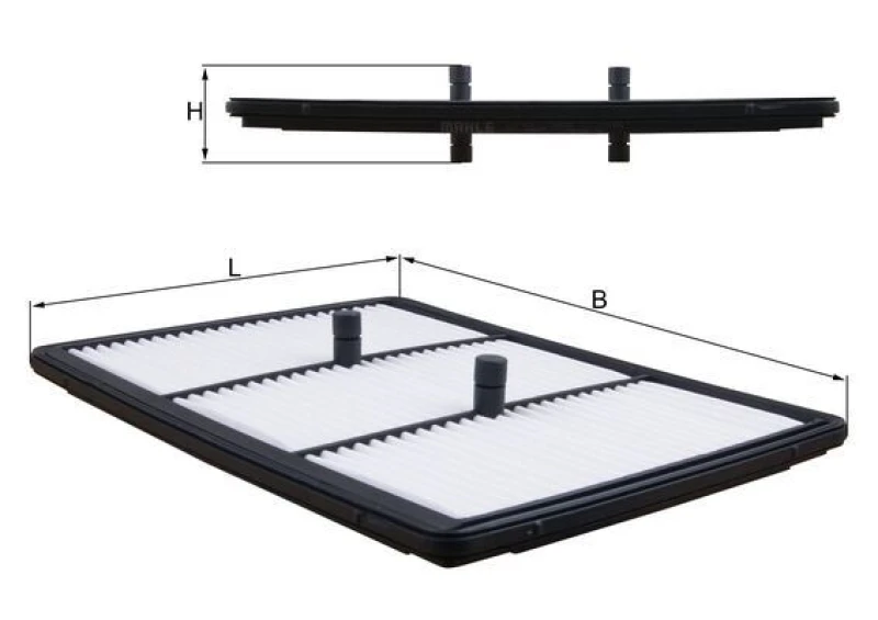 Image of Air filter MAHLE LX 5824