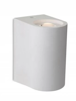 Image of LED 2 Light Plaster Indoor Wall Light White