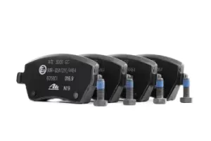 Image of ATE Brake pad set 13.0460-5801.2 Brake pads,Brake pad set, disc brake RENAULT,NISSAN,Zoe (BFM_),MICRA III (K12),Micra C+C III (K12)
