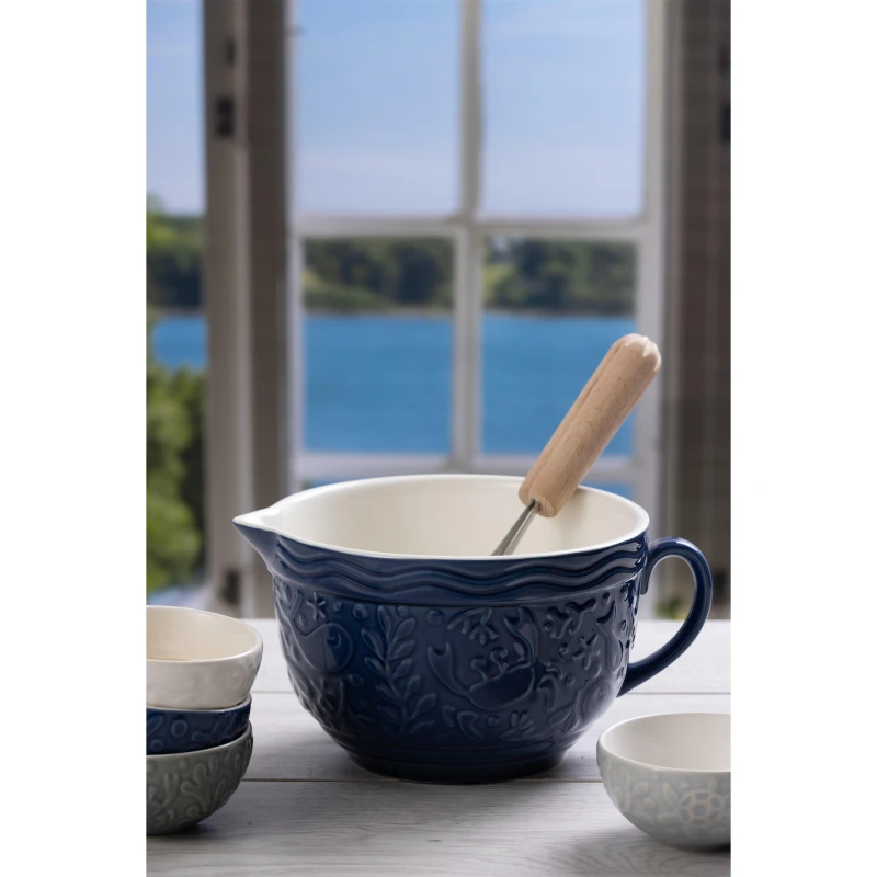 Image of Mason Cash Nautical Batter Bowl - Blue Blue 1