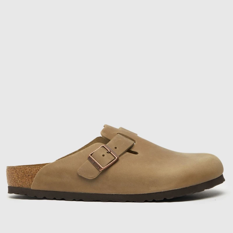 Image of BIRKENSTOCK boston clog sandals in tobacco brown Brown UK 12 (EU 46)