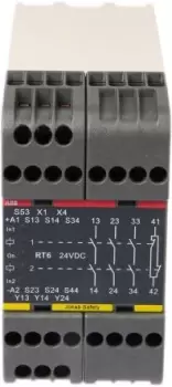 Image of Abb 2Tla010026R0000 Relay, Safety, 3No, 1Nc, 250Vac, 6A