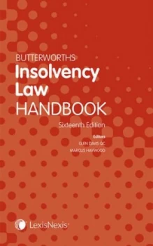 Image of Butterworths Insolvency Law Handbook by Glen Davis Book
