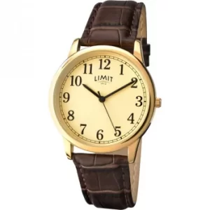 image of Mens Limit Gold PLated Classic Watch