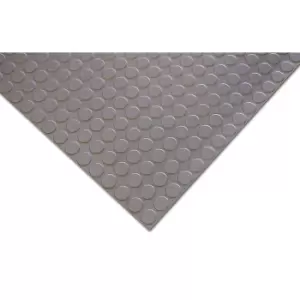 Image of COBAdot natural rubber matting with nitrile component, per m, width 1200 mm, matt thickness 4.5 mm, grey