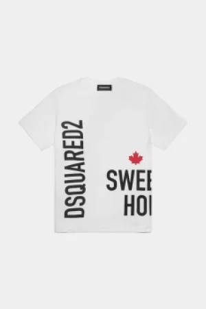 Image of DSQUARED2 Kids Short sleeve t-shirt White Size 6 95% Cotton 5% Elastane