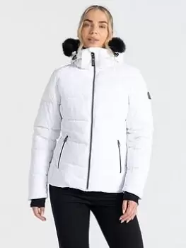 Image of Dare 2b Pixie Lott - Glamorize IV Jacket - White, Size 16, Women