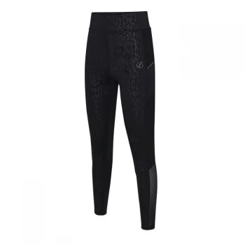 Image of Dare2B Swarovski Embellished Shine Bright Leggings - Black Cire