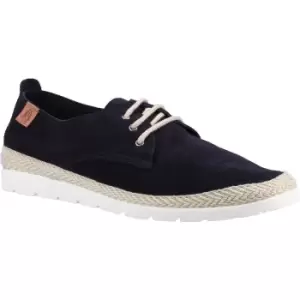 Image of Hush Puppies Mens Mark Espadrille Lace Up Suede Shoes UK Size 10 (EU 44-45)