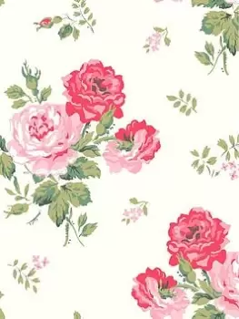 Image of Cath Kidston Cath Kidson Antique Rose Wallpaper