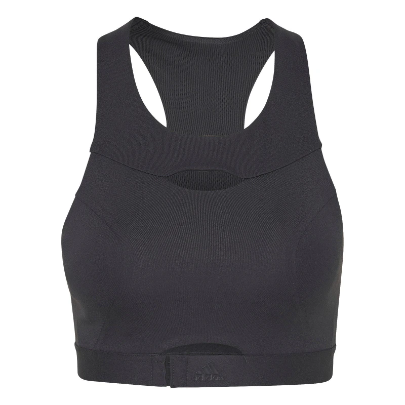 Image of adidas Powerimpact Luxe Training Medium-Support Bra Womens - Black 2XSC