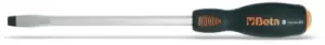 Image of Beta Tools 1241 Steel Head Flat/Slotted Screwdriver 10 x 200mm 012410066
