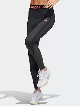 Image of adidas Techfit Summer Mesh 7/8 Tights, Grey Size M Women