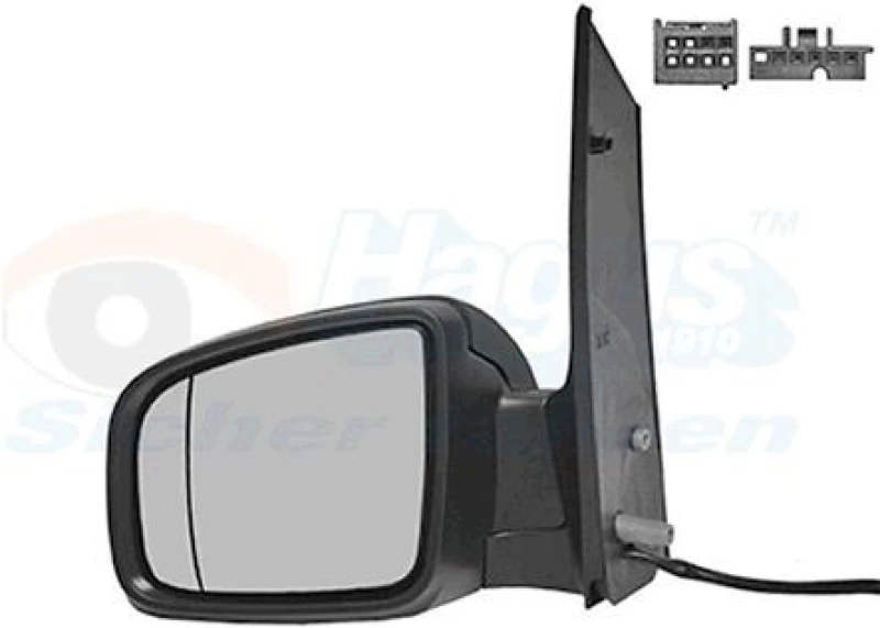 Image of VAN WEZEL Wing mirror VAN WEZEL 3081817
