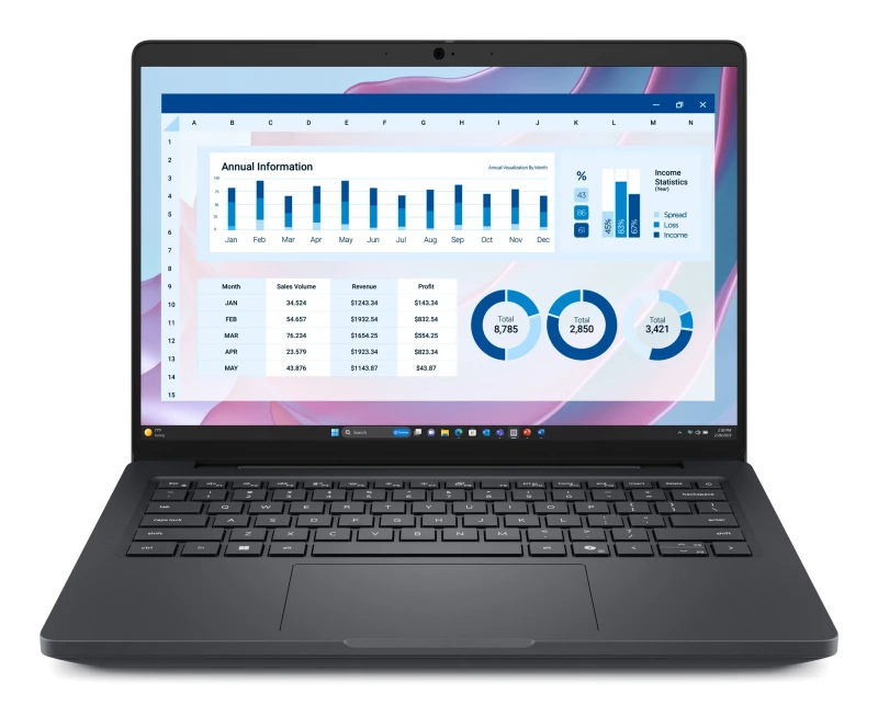 Image of DELL Pro Max 14 AMD Ryzen AI 7 PRO 350 (24MB cache. 8 cores. 16 thread