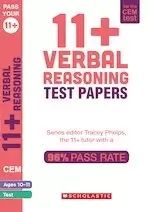 Image of Pass Your 11+: 11+ Verbal Reasoning Tests Ages 10-11