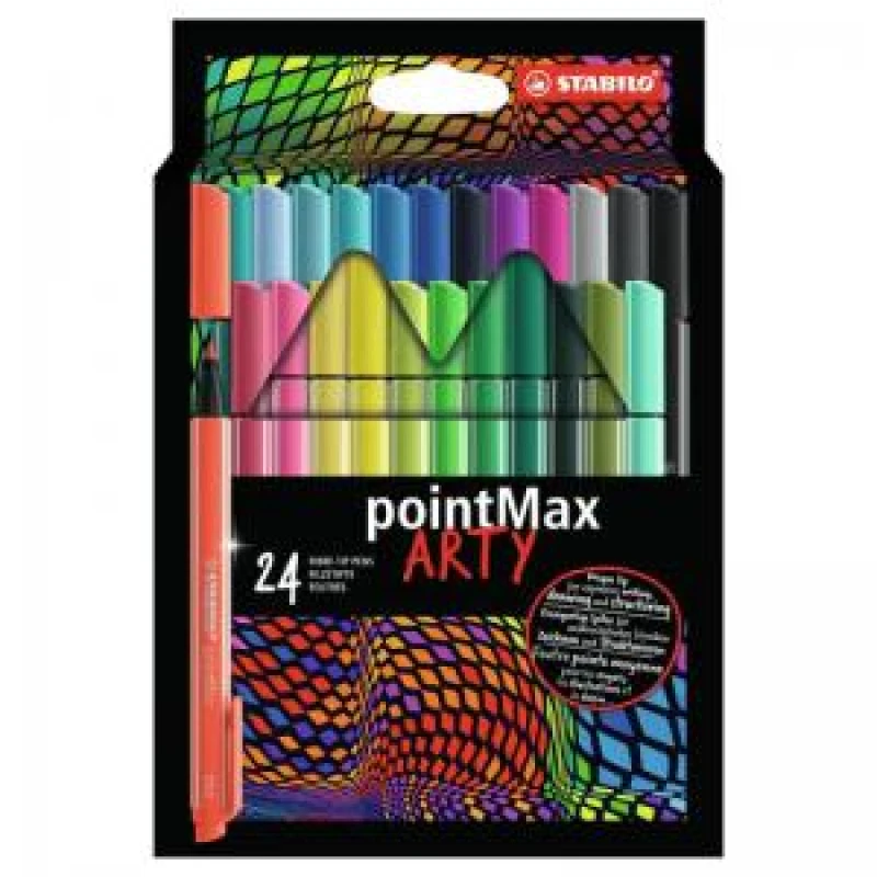 Image of Stabilo STABILO pointMax fineliner Medium Assorted colours 24 pc(s) 488/24-2-20
