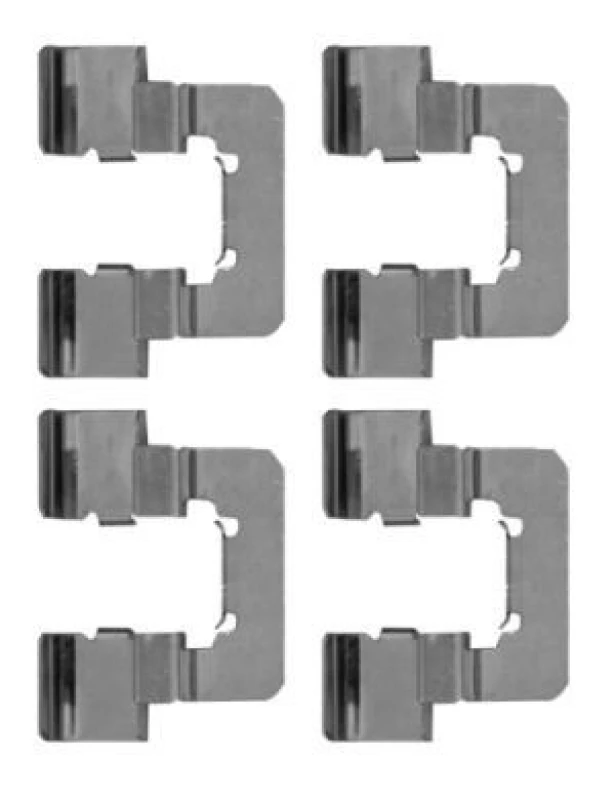 Image of HELLA Brake pad fitting kit HELLA 8DZ 355 204-741