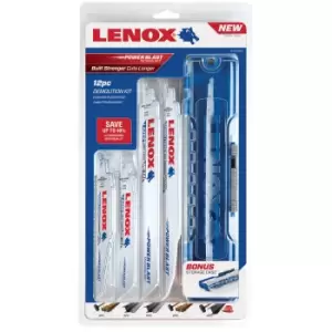 image of Lenox 12 Piece Demolition Reciprocating Saw Blade Set