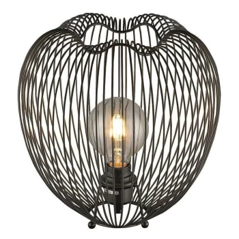 Image of 1 Light Table Lamp Matt Black, E27 - Spring Lighting