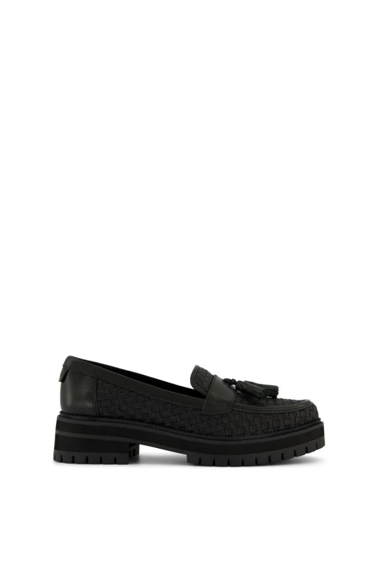 Image of TOMS Womens Cara Loafer in Black Size: 6 Black Female 6