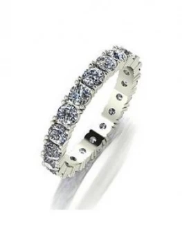 Image of Moissanite 9Ct Gold 2 Carat Full Eternity Ring