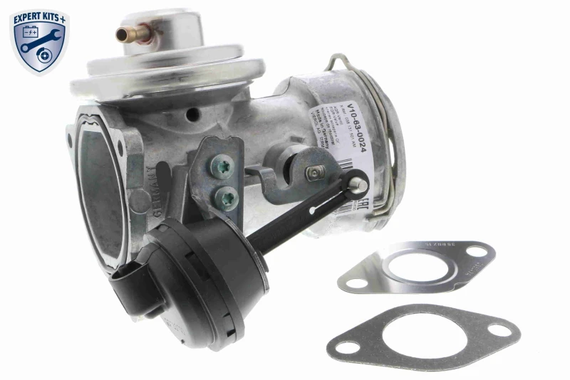 Image of VEMO V10-63-0024 EGR valve Diaphragm Valve, pneumatic, with gasket/seal, Q+, original equipment manufacturer quality MADE IN GERMANY EGR Valve (1145)