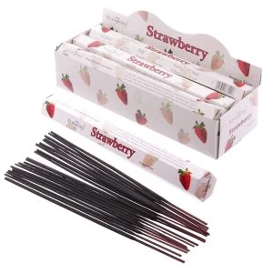 image of Strawberry (Pack Of 6) Stamford Hex Incense Sticks