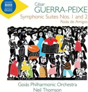 image of Cesar Guerra-Peixe Symphonic Suites Nos 1 and 2/Roda De Amigos by Cesar Guerra-Peixe CD Album