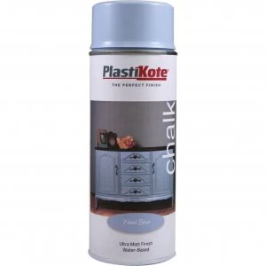 Image of Plasti-Kote Chalk Finish Spray Frost Blue 400ml