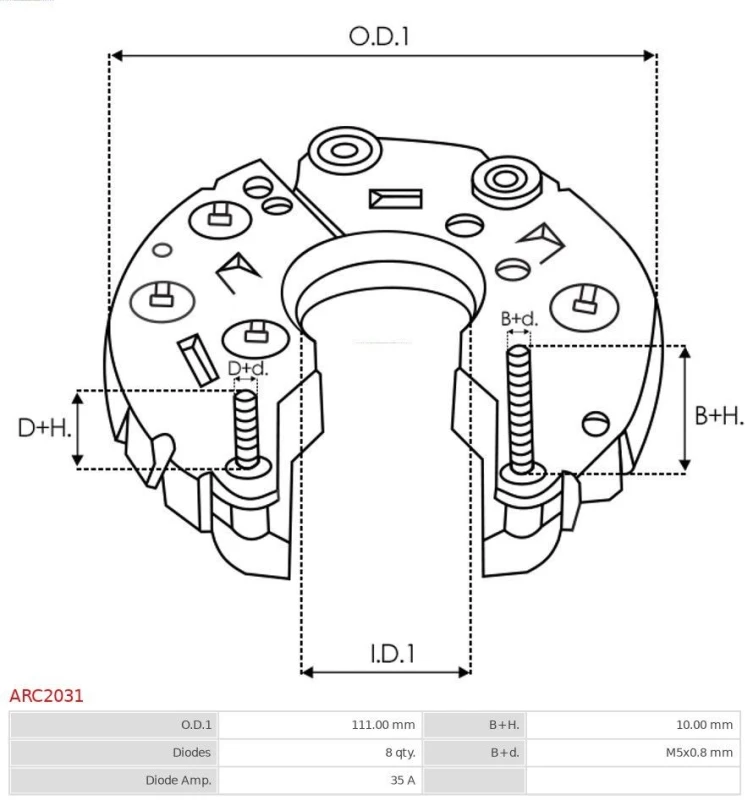 Image of AS-PL Armature, starter AS-PL SA4018