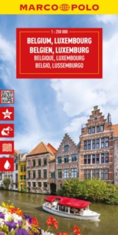 Image of Belgium and Luxembourg Marco Polo Map Sheet map, folded