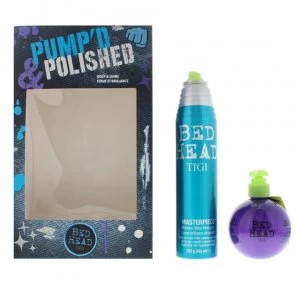 Image of Tigi Masterpiece Hairspray 340ml & Small Talk Thickifier 200ml Female Gift Set