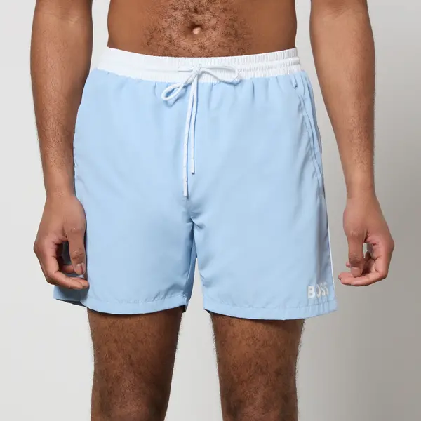 Image of BOSS Swimwear Starfish Shell Swim Shorts - L Blue Swimwear and Beachwear male 50515191-451 L
