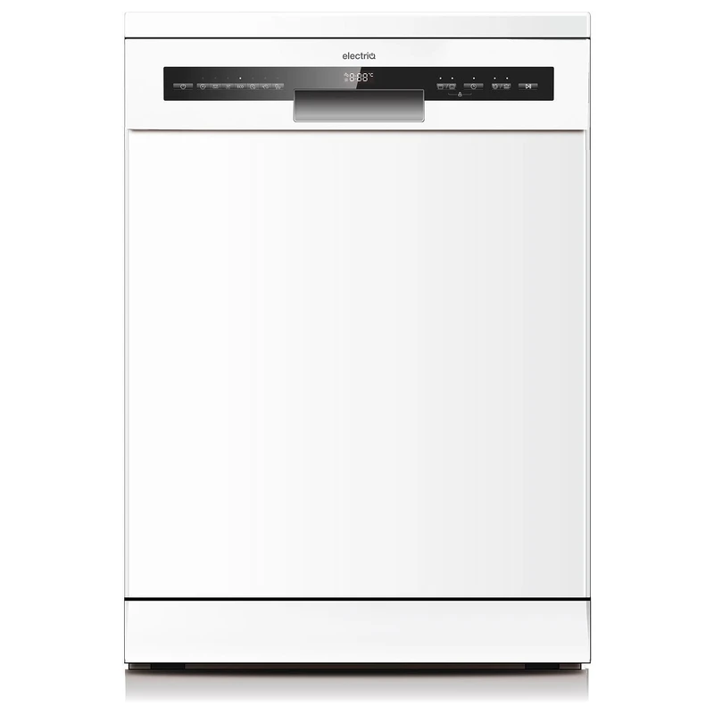 Image of electriQ Series 2 EQDW60PW Full Size Freestanding Dishwasher