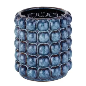 image of Seville Collection Large Indigo Bubble Planter