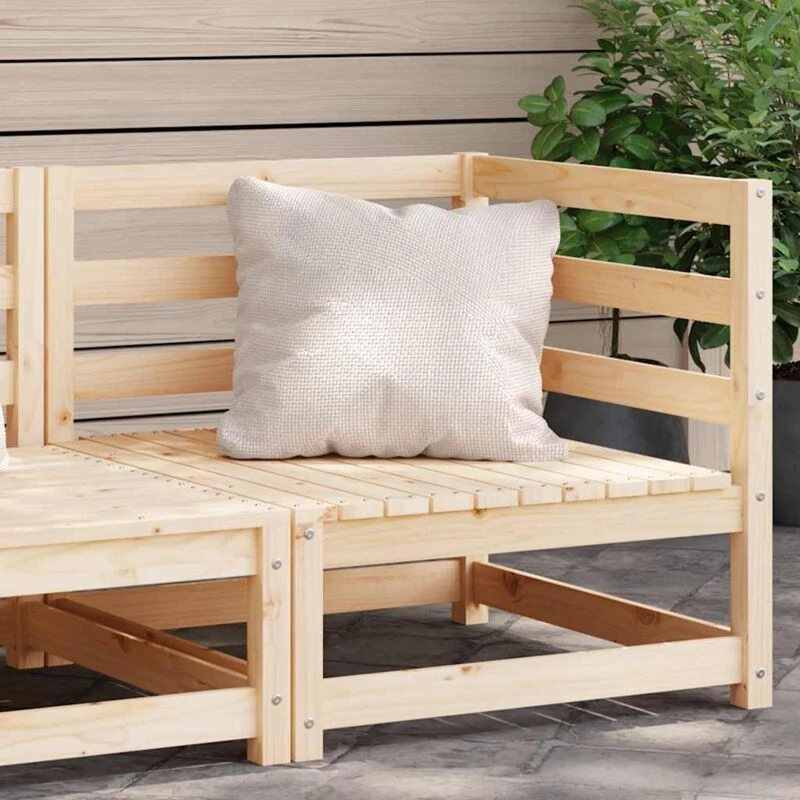 Image of VIDAXL Garden Corner Sofa Solid Wood Pine Vidaxl 8720286354780