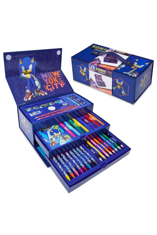 Image of Sonic the Hedgehog Stationary Art Case Blue