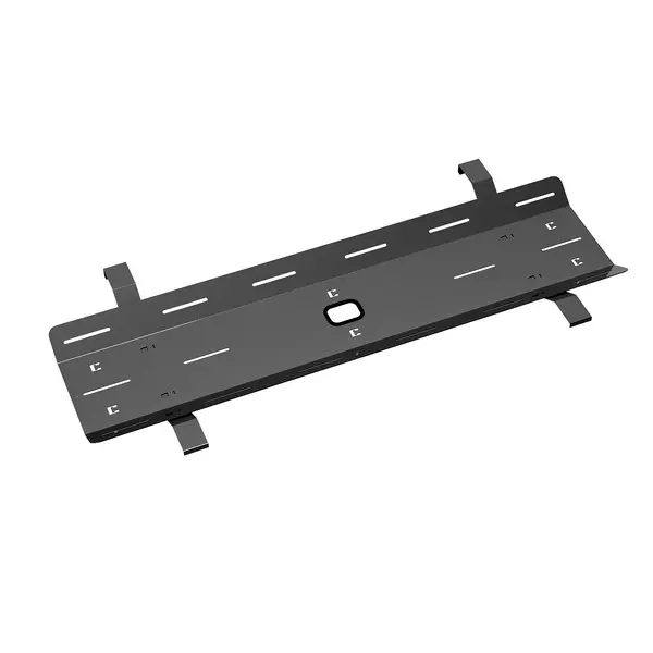 Image of Double Drop Down Cable Tray and Bracket for Adapt and Fuze Desks 1200mm - Black