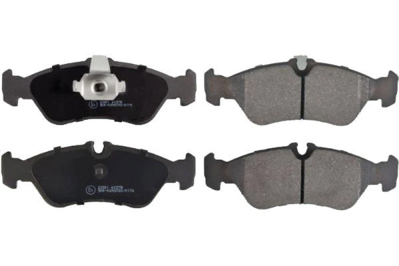Image of SWAG 10 91 6160 Brake pad set prepared for wear warning indicator, with piston clip Brake Pad Set,disc brake (402)