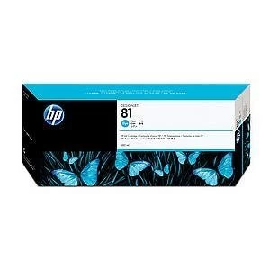 Image of HP 81 Cyan Ink Cartridge 680ml