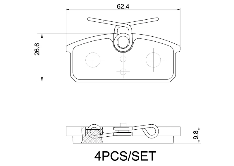 Image of BREMBO Brake pad set BREMBO P 68 077