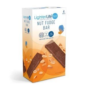 image of LighterLife Fast Nut Fudge Bar x 4